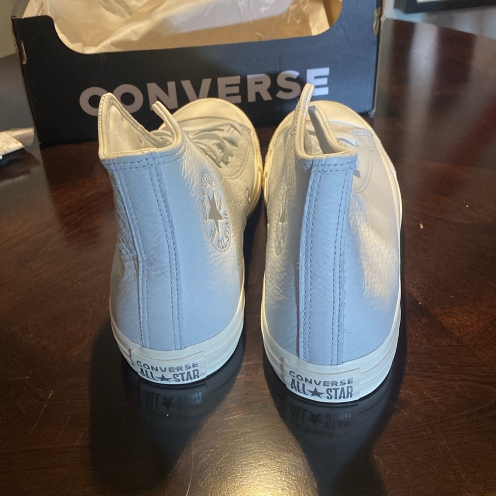 Converse all star hi leather W8.5 - Picture 4 of 7